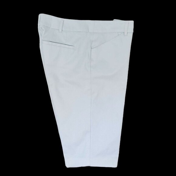 NYC Skimmer White Cotton Twill Shorts Clam Digger Pockets Mid Rise Womens 4 NEW - Picture 3 of 7